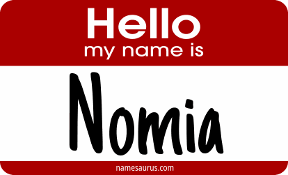 Hello my name is Nomia png download