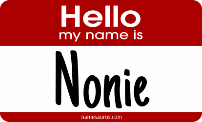 Hello my name is Nonie png download