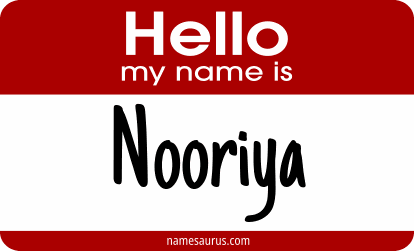 Hello my name is Nooriya png download