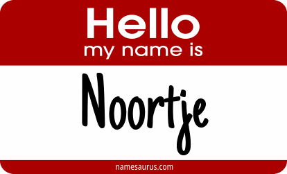 Hello my name is Noortje png download