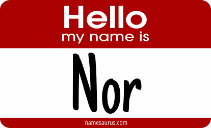 Hello my name is Nor png download