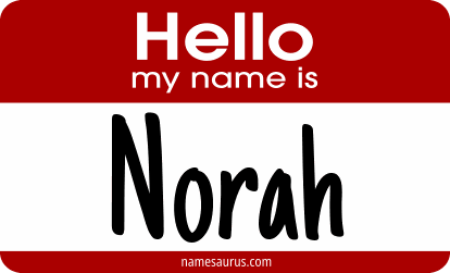 Hello my name is Norah png download