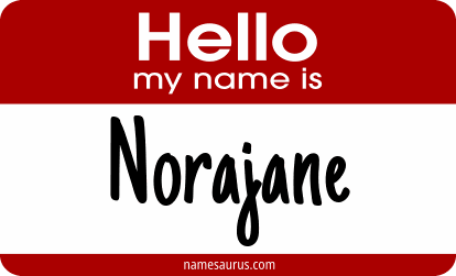 Hello my name is Norajane png download