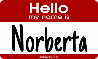 Hello my name is Norberta png download
