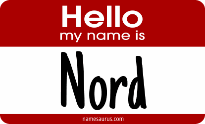 Hello my name is Nord png download