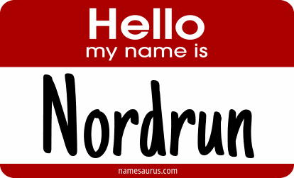 Hello my name is Nordrun png download