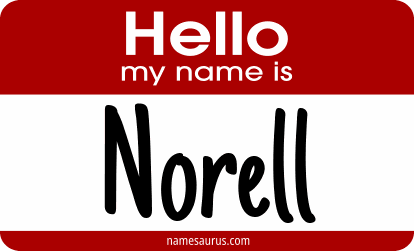 Hello my name is Norell png download