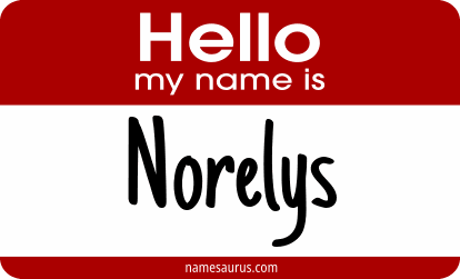 Hello my name is Norelys png download
