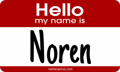 Hello my name is Noren png download