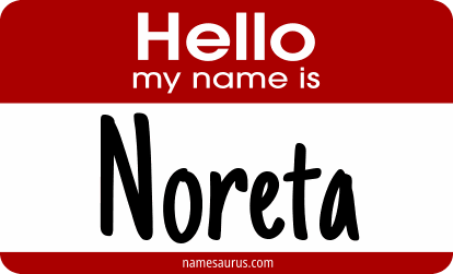 Hello my name is Noreta png download