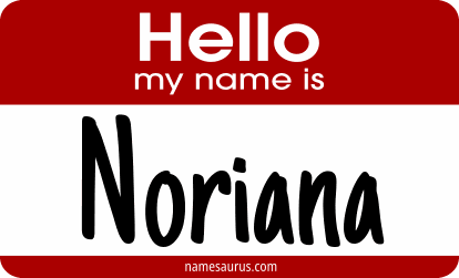 Hello my name is Noriana png download