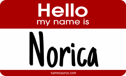 Hello my name is Norica png download