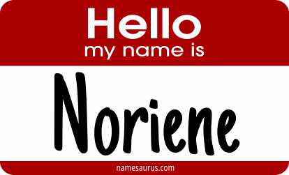 Hello my name is Noriene png download