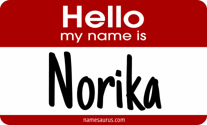 Hello my name is Norika png download