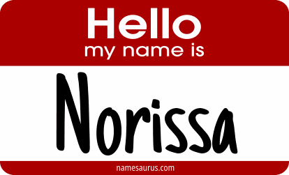 Hello my name is Norissa png download