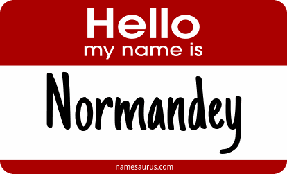 Hello my name is Normandey png download