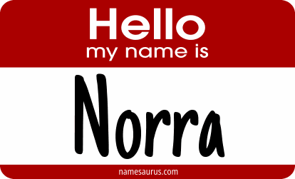 Hello my name is Norra png download