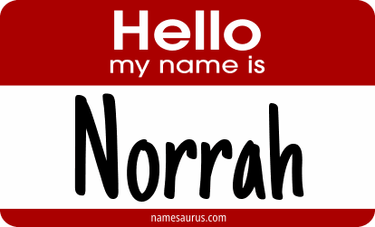 Hello my name is Norrah png download