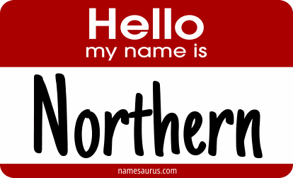 Hello my name is Northern png download
