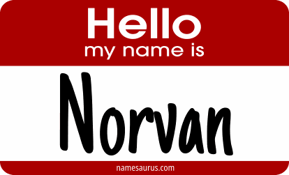 Hello my name is Norvan png download