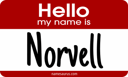 Hello my name is Norvell png download