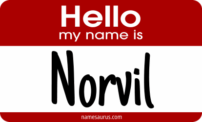 Hello my name is Norvil png download