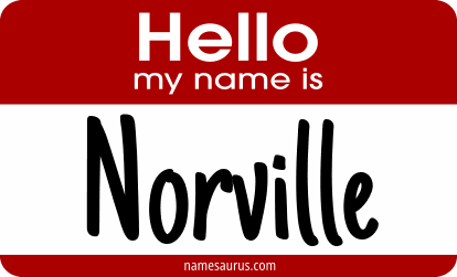 Hello my name is Norville png download