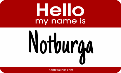 Hello my name is Notburga png download