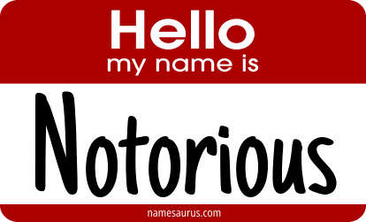 Hello my name is Notorious png download