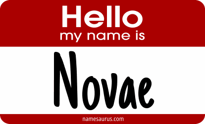 Hello my name is Novae png download