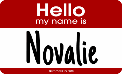 Hello my name is Novalie png download