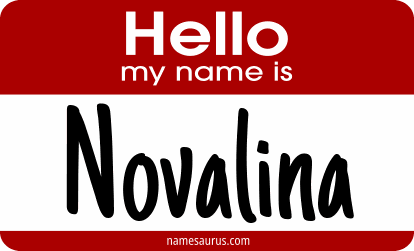 Hello my name is Novalina png download