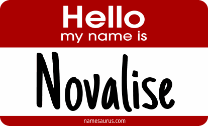 Hello my name is Novalise png download