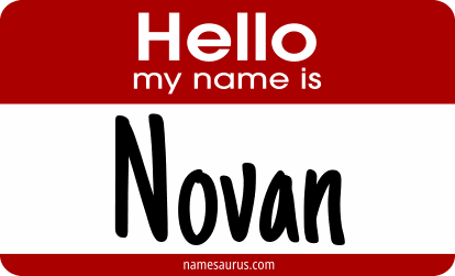 Hello my name is Novan png download