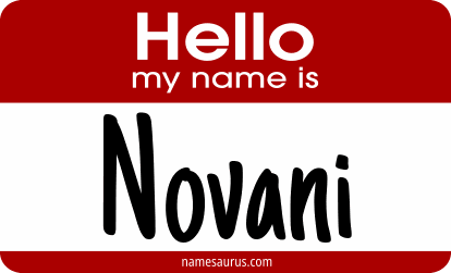 Hello my name is Novani png download