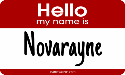 Hello my name is Novarayne png download