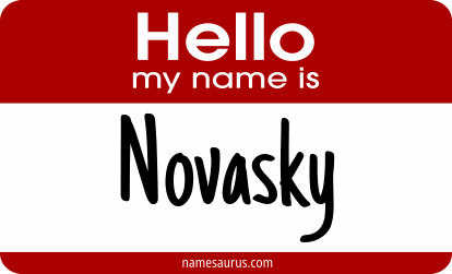Hello my name is Novasky png download