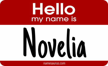 Hello my name is Novelia png download