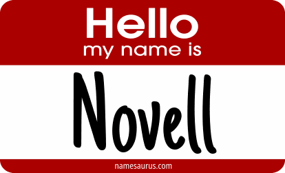 Hello my name is Novell png download