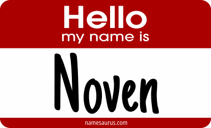 Hello my name is Noven png download