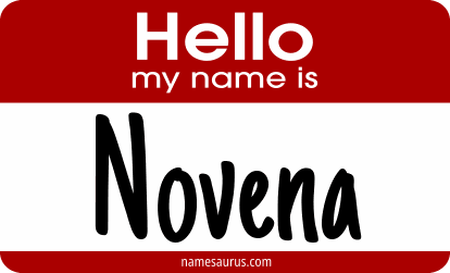 Hello my name is Novena png download