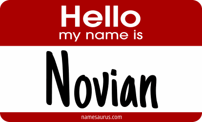 Hello my name is Novian png download