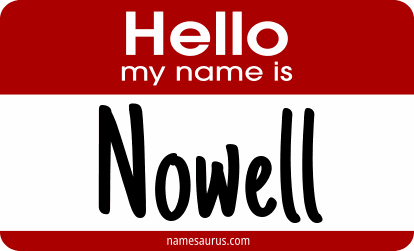 Hello my name is Nowell png download