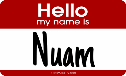 Hello my name is Nuam png download