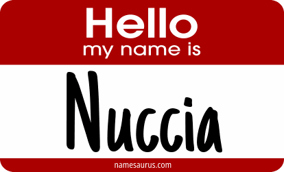 Hello my name is Nuccia png download