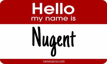 Hello my name is Nugent png download
