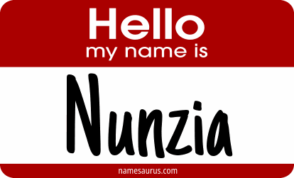Hello my name is Nunzia png download