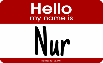 Hello my name is Nur png download