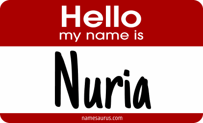 Hello my name is Nuria png download