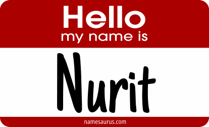 Hello my name is Nurit png download